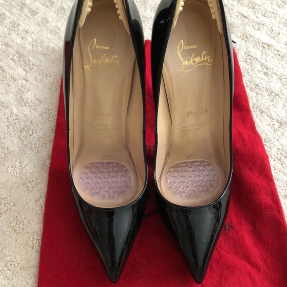 *SOLD* CL Pigalle Plato 140 patent calf - Picture 1 of 4
